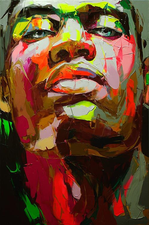 Francoise Nielly Portrait Palette Painting Expression Face244